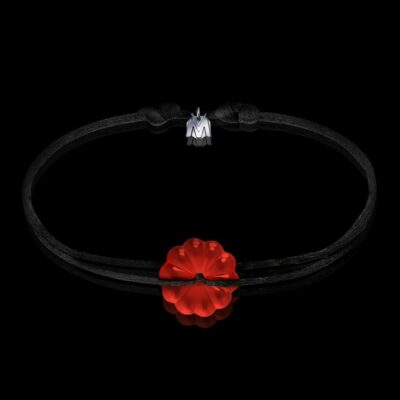 bracelet-rosace-cristal-rouge-art-nouveau